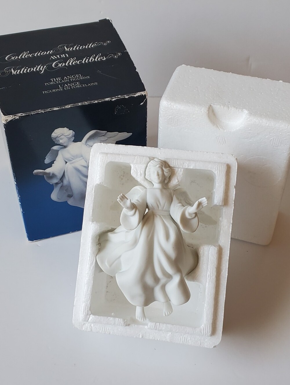 Vintage Avon Nativity Collectibles The Angel Figurine 1985 Boxed